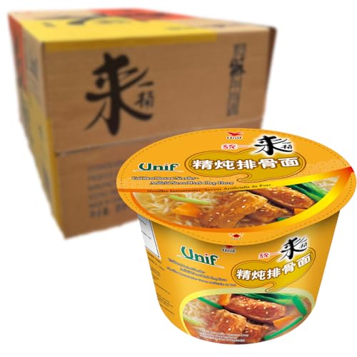 TONGYI - Instant Nudeln geschmortem Schweinefleisch Schüssel - Multipack (12 X 110 GR) von TONGYI