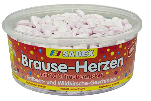 Sadex Brause Herzen ca. 600 Stück von TOP SWEETS GmbH (D)