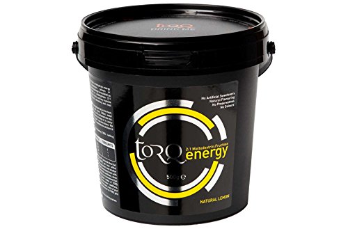 Torq Energy Drink Natural Orange Isotonic Energy Drink Powder - Electrolyte Powder Energy Drinks High Carbohydrates 30g per 500ml and Sodium - 15 Servings - 500g von TORQ