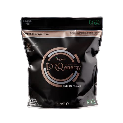 Torq Energy Drink Organic (Neutral Flavour) Isotonic Energy Drink Powder - Electrolyte Powder Energy Drinks High Carbohydrates 30g per 500ml and Sodium - 45 Servings - 1.5kg von TORQ