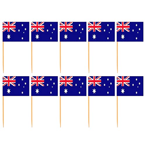 200st Zahnstocher-flagge Australische Cocktailauswahl Dekorationen Für Strandthemenpartys Kleine Stockfahnen Ministick Australien Kuchen Zahnstocher Partybedarf Weihnachten Papier 200st Zahnstocher-flagge Australische Cocktailauswahl Dekorationen Für Strandthemenpartys Kleine Stockfahnen Ministick Australien Kuchen Zahnstocher Partybedarf Weihnachten Papier von TOYANDONA