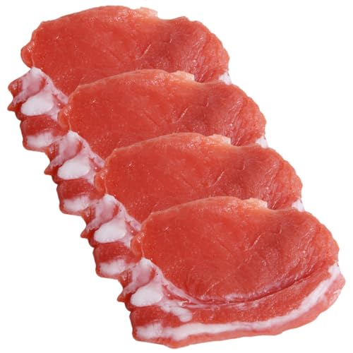 TOYANDONA 4 Stück Schweinefleisch Imitat Lebensmitteldekor Schweinekruste Keto Requisiten Für Künstliche Lebensmittel Metzger Schweineohren Für Hunde Rindertalg Zum Kochen Modell TOYANDONA 4 Stück Schweinefleisch Imitat Lebensmitteldekor Schweinekruste Keto Requisiten Für Künstliche Lebensmittel Metzger Schweineohren Für Hunde Rindertalg Zum Kochen Modell von TOYANDONA