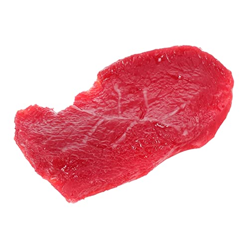 TOYANDONA Steak-fotomodell Gefälschtes Essen Aussehendes Rindfleisch Steak-foto-requisite Künstliche Fleischrequisiten Handgefertigtes Kunstfleisch Künstliches Schweinefleisch Harz TOYANDONA Steak-fotomodell Gefälschtes Essen Aussehendes Rindfleisch Steak-foto-requisite Künstliche Fleischrequisiten Handgefertigtes Kunstfleisch Künstliches Schweinefleisch Harz von TOYANDONA
