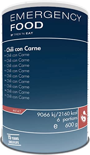 TREK'N EAT Emergency Food Chili con Carne | Haltbare Notfallnahrung Lebensmittel TREK'N EAT Emergency Food Chili con Carne | Haltbare Notfallnahrung Lebensmittel von TREK'N EAT