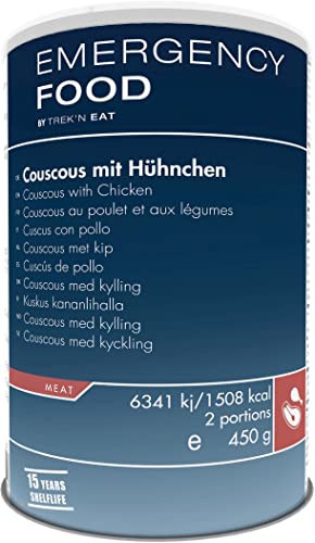 TREK'N EAT Emergency Food Couscous mit Hühnchen | Haltbare Notfallnahrung Lebensmittel TREK'N EAT Emergency Food Couscous mit Hühnchen | Haltbare Notfallnahrung Lebensmittel von TREK'N EAT