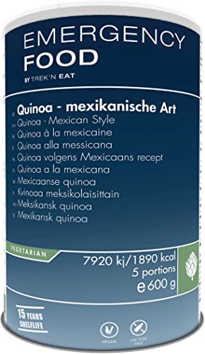 TREK'N EAT Emergency Food Quinoa - Mexikanische Art | Haltbare Notfallnahrung Lebensmittel von TREK'N EAT