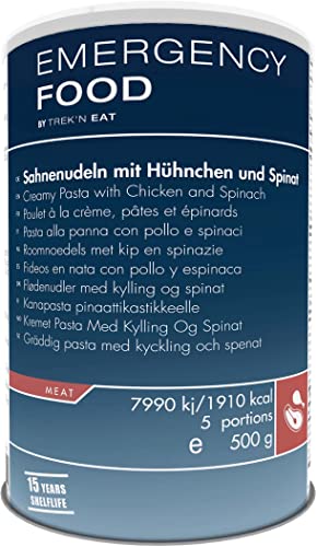 Trek'n Eat Emergency Food Dose 500g Cremige Pasta mit Hähnchen und Spinat Trek'n Eat Emergency Food Dose 500g Cremige Pasta mit Hähnchen und Spinat von TREK'N EAT