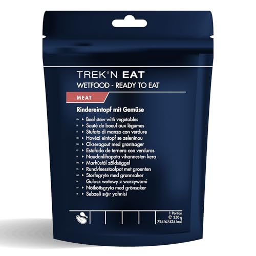 Trek'n Eat Rindereintopf mit Gemüse – Wet Food Ready to Eat - Fertiggericht für Outdoor & Notvorrat - Ohne Kochen, direkt verzehrfertig - Langlebig & nahrhaft - Für Outdoor & Krisenvorsorge Trek'n Eat Rindereintopf mit Gemüse – Wet Food Ready to Eat - Fertiggericht für Outdoor & Notvorrat - Ohne Kochen, direkt verzehrfertig - Langlebig & nahrhaft - Für Outdoor & Krisenvorsorge von TREK'N EAT