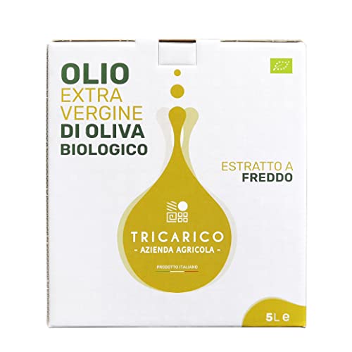 Dolce Fiore Bio - 3 L - Neue Ernte 2023/2024 - BIO natives Olivenöl extra, 100% italienisch, 5 Liter, Bag-in-Box mit Messhahn - Az. Agr. Tricarico von TRICARICO AZIENDA AGRICOLA
