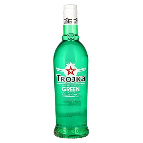 Trojka GREEN Vodka Liqueur 17,00% 0,70 Liter von TROJKA