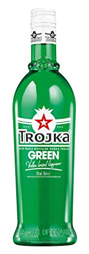 Trojka Green, Vodka-Likör mit Granatapfel-Geschmack, Made in Switzerland, 17% vol., (1 x 0.7 l) von Trojka