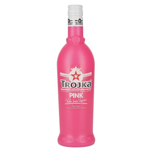 Trojka PINK Vodka Liqueur 17,00% 0,70 Liter von TROJKA