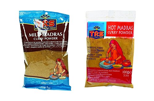 2 x Curry Madras -Scharf + Mild a 100g von TRS