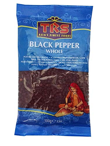 2x TRS Black Pepper Whole 100g - Schwarzer Pfeffer Ganzkörner - PORTOFREI von TRS