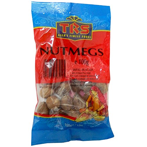 Muskatnuss-Nutmegs Jaifal - Indische Gewürze 100g von TRS