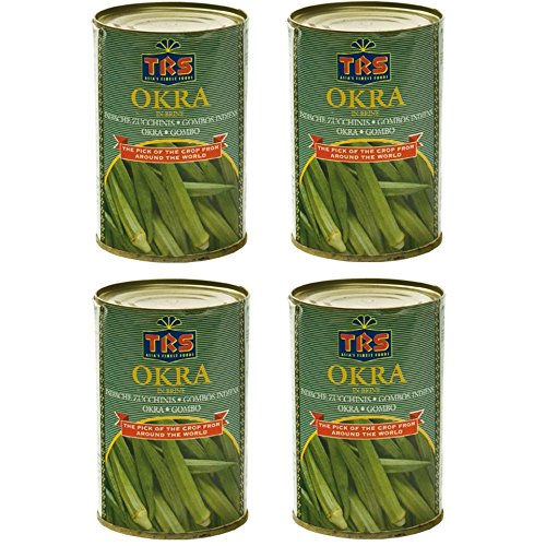 4x Okra Schoten TRS a 400g Dose indische Zucchinis okraschoten 4x Okra Schoten TRS a 400g Dose indische Zucchinis okraschoten von bick.shop