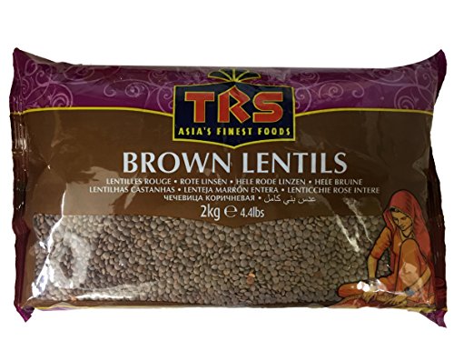 TRS - 2kg Braune Linsen (Sabut Masoor Dal) / Brown Lentils (Sabut Masoor Dal) von TRS
