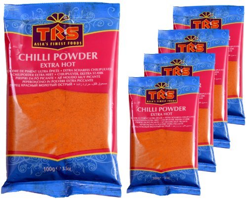 TRS - Extra scharfes Chili Pulver - 5er Pack (5 x 100g) von TRS