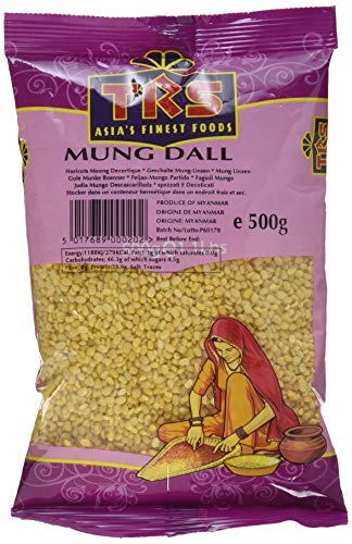 TRS Linsen Mung Dal, 10er Pack (10 x 500 g) von TRS