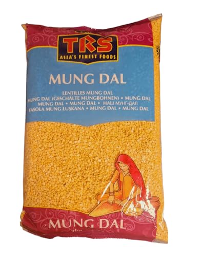 TRS Mung (Moong) dal gelb - Gelbe Mungbohnen - Split Mung Bean - 500g - 2kg (2kg) von TRS