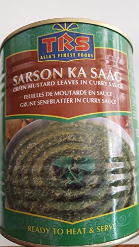 TRS Sarson Ka Saag 850g Senfblätter in Currysauce von TRS