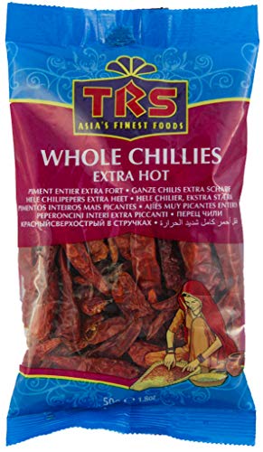 TRS Whole Chillies Extra Hot 50g Chilischoten TRS Whole Chillies Extra Hot 50g Chilischoten von TRS