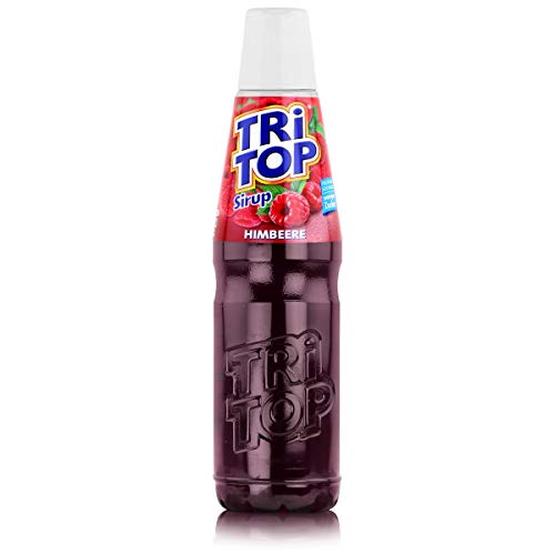 TRi TOP Getränkesirup Himbeere 1 x 600ml | Sirup für Wassersprudler | 1 Flasche ergibt ca. 5 Liter Erfrischungsgetränk von TRi TOP