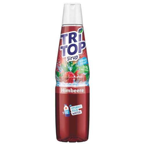 TRi TOP Getränkesirup Himbeere 1 x 600ml | Sirup für Wassersprudler | 1 Flasche ergibt ca. 5 Liter Erfrischungsgetränk von TRi TOP