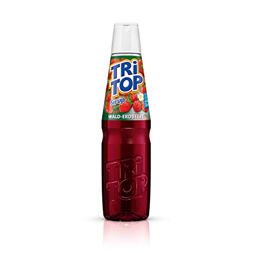 TRi TOP Getränkesirup Wald-Erdbeere 1 x 600ml | Sirup für Wassersprudler | 1 Flasche ergibt ca. 5 Liter Erfrischungsgetränk von TRi TOP