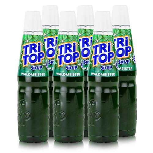 TRi TOP Getränkesirup Waldmeister 6 x 600ml | Sirup für Wassersprudler | 1 Flasche ergibt ca. 5 Liter Erfrischungsgetränk von TRi TOP