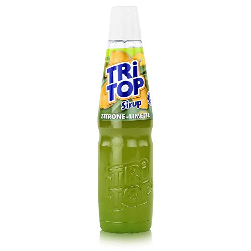 TRi TOP Getränkesirup Zitrone-Limette 1 x 600ml | Sirup für Wassersprudler | 1 Flasche ergibt ca. 5 Liter Erfrischungsgetränk von TRi TOP