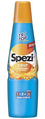 TRi TOP Spezi® ColaOrange Getränkesirup | Gleicher Geschmack wie SPEZI als Original | Besonderer Cola-Orange-Kick mit viel Frucht | Feine Mandarinen-Note und Orangenöl (1 x 500 ml) von TRi TOP