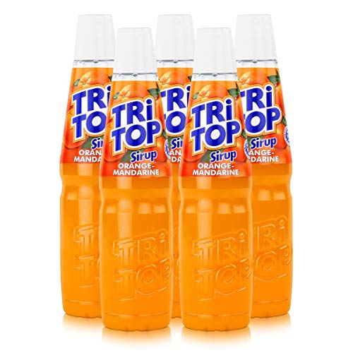 Tri Top Getränke-Sirup Orange-Mandarine 600ml - kalorienarm (5er Pack) von TRI TOP