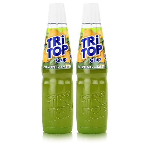 Tri Top Getränke-Sirup Zitrone-Limette 600ml - kalorienarm (2er Pack) von TRI TOP
