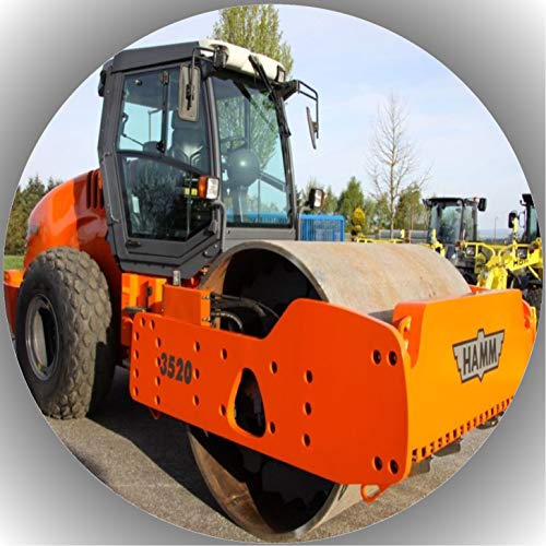 Premium Esspapier Oblate Tortenbild, Essbares Foto für Torten, Tortenaufleger Ø 20cm Baustellen Fahrzeuge T20 von Shanrya