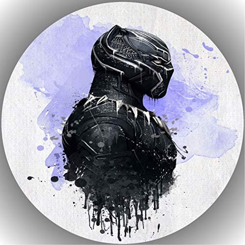 Premium Esspapier Oblate Tortenbild, Essbares Foto für Torten, Tortenaufleger Ø 20cm Black Panther T2 von Shanrya