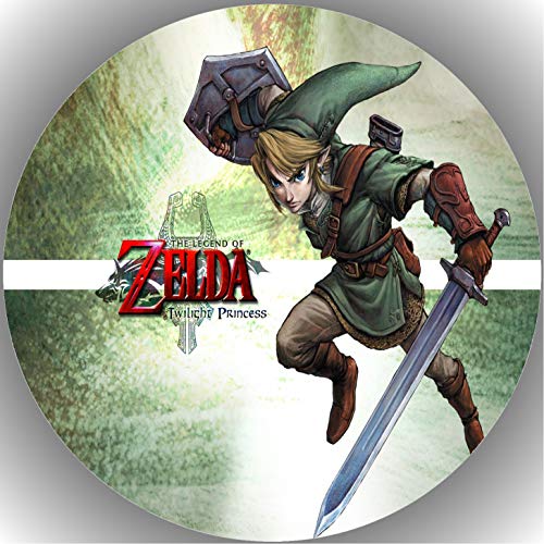 TTS-24 Premium Esspapier Oblate Tortenbild, Essbares Foto für Torten, Tortenaufleger Ø 20cm Die Legende von Zelda T21 von Shanrya