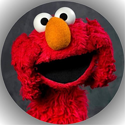 Premium Esspapier Oblate Tortenbild, Essbares Foto für Torten, Tortenaufleger Ø 20cm Elmo T8 von Shanrya