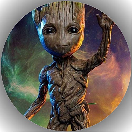 Premium Esspapier Oblate Tortenbild, Essbares Foto für Torten, Tortenaufleger Ø 20cm Guradian of the Galaxy T10 von Shanrya