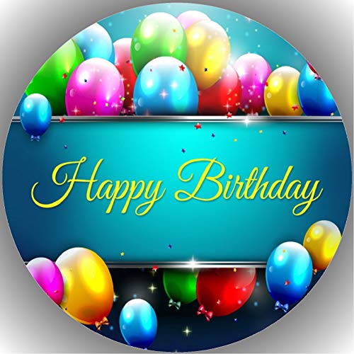 Premium Esspapier Oblate Tortenbild, Essbares Foto für Torten, Tortenaufleger Ø 20cm Happy Birthday T24 Premium Esspapier Oblate Tortenbild, Essbares Foto für Torten, Tortenaufleger Ø 20cm Happy Birthday T24 von Shanrya