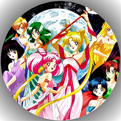 Premium Esspapier Oblate Tortenbild, Essbares Foto für Torten, Tortenaufleger Ø 20cm Sailor Moon T5 von TTS-24