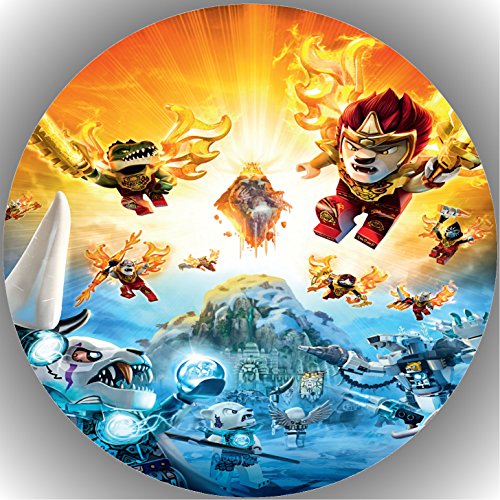Premium Esspapier Oblate Tortenbild, Essbares Foto für Torten, Tortenaufleger Ø 20cm kompatibel mit Lego Chima T7 Premium Esspapier Oblate Tortenbild, Essbares Foto für Torten, Tortenaufleger Ø 20cm kompatibel mit Lego Chima T7 von TTS-24