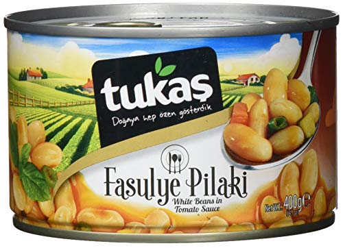 TUKAS weiße Bohnen in Tomaten Sauce, 6er Pack (6 x 400 g) von Tukas