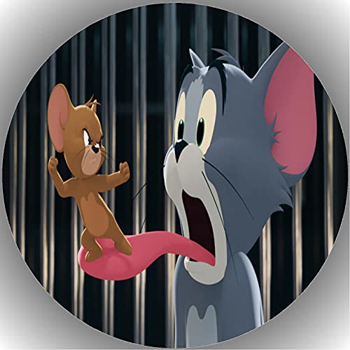 Tortenaufleger Tortenbild Geburtstag Fondant Zuckerpapier Ø 20 cm Tom & Jerry Nr. 2 von TV-24