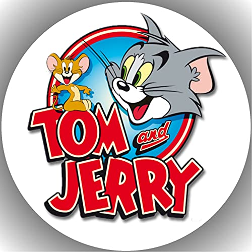 Tortenaufleger Tortenbild Geburtstag Fondant Zuckerpapier Ø 20 cm Tom & Jerry Nr. 3 von TV-24