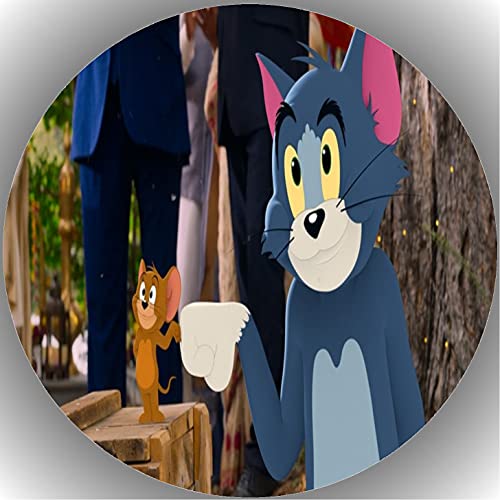 Tortenaufleger Tortenbild Geburtstag Fondant Zuckerpapier Ø 20 cm Tom & Jerry Nr. 7 von TV-24