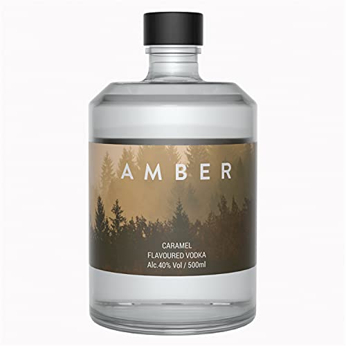 THE VODKA COLLECTIVE - Amber Vodka Caramel - Wodka mit Karamell Geschmack, Geschenke für Freunde - Soul Bottle, Korn Schnaps Spirituosen auf pflanzlicher Basis aus Hamburg - 500 ml von TVC