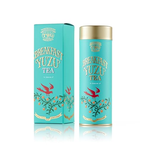 TWG Tea | Breakfast Yuzu Tea | Grüner Tee | Yuzu | Haute Couture Dose, 100G | Geschenkset von TWG