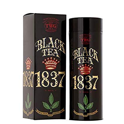 TWG Singapore - The Finest Teas of the World - 1837 Schwarzer Tee - 100gr Dose von TWG