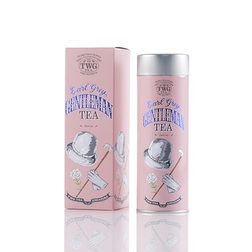 TWG Tea | Earl Grey Gentleman | Schwarzer Tee | Bergamotte & Rose | Haute Couture Dose, 100G | Geschenkset von TWG